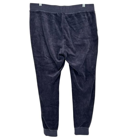 Women's Regal Blue Juicy Couture Velour Hoodie Sweatshirt and Joggers Set Sz L - Picture 8 of 11